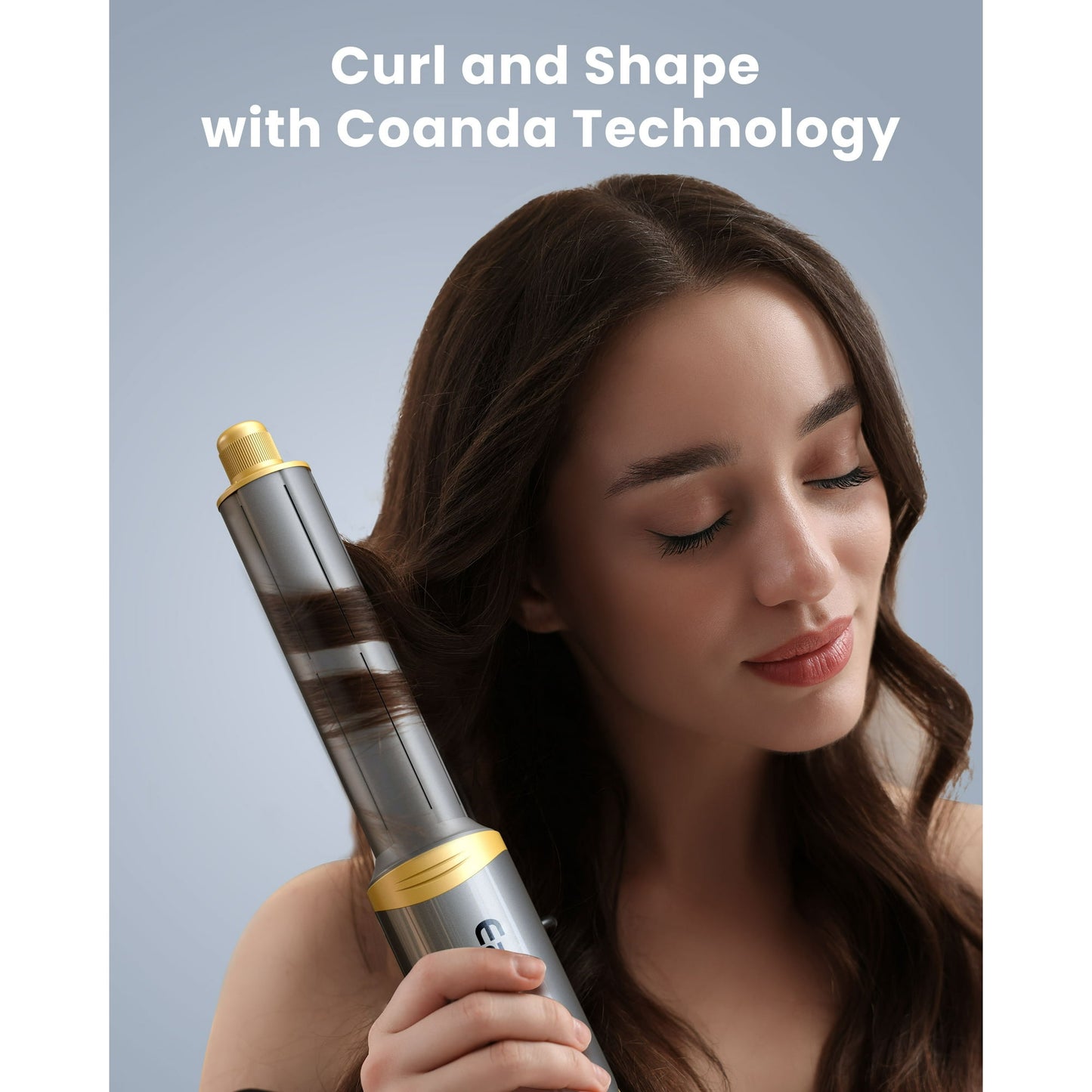 5 in 1 Hair Dryer Brush with Ionic Technology, 110000 RPM High Speed Negative Ionic Blow Dryer Brush Set for Straight, Wavy, Curly, and Coily Hair