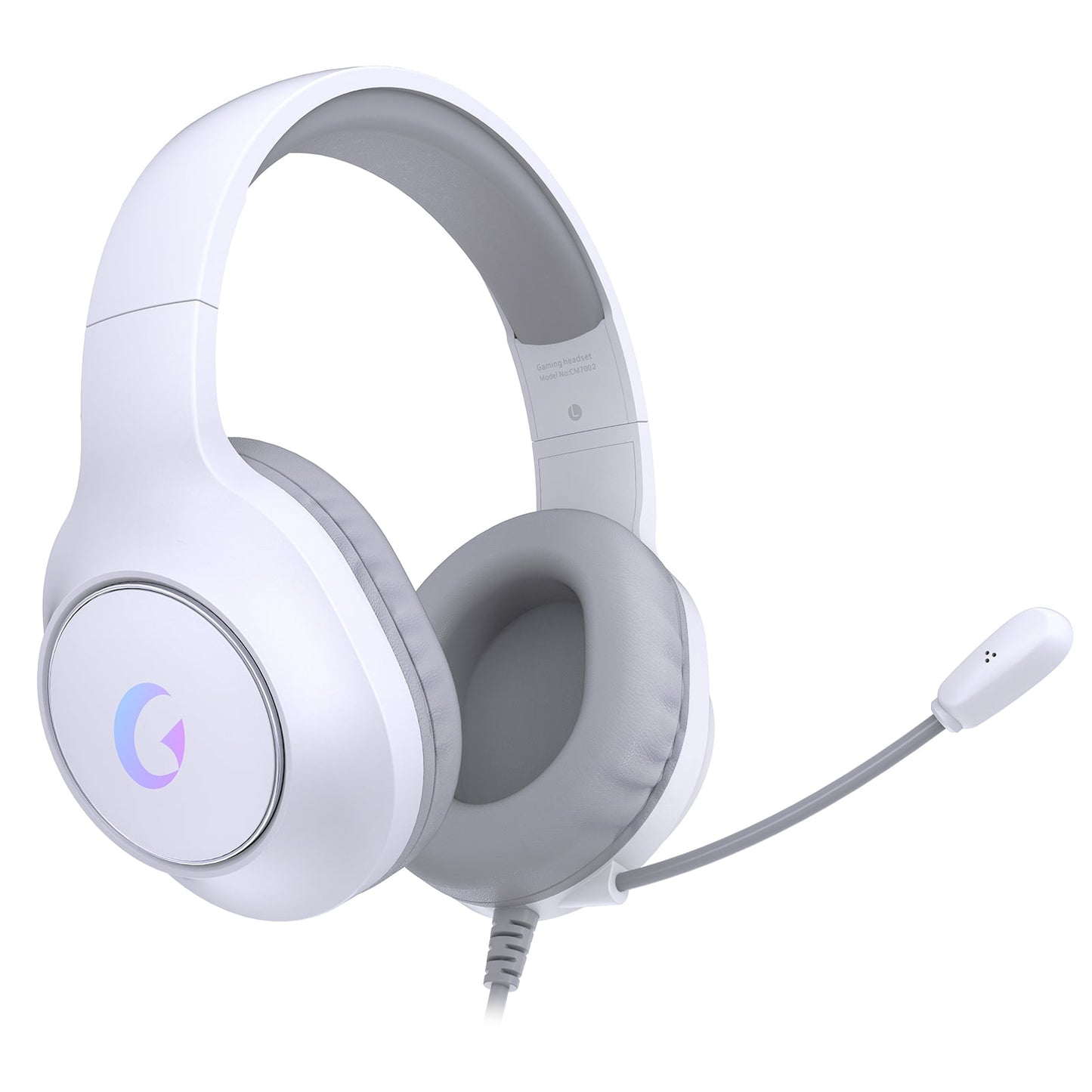 Gaming Headset with Microphone for PC, PS4, PS5, Mac,White