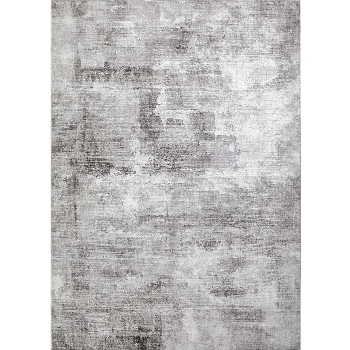 BERTHMEER 8'x10' Large Modern Abstract Area Rugs for Living Room Bedroom Dining Room Farmhouse Machine Washable Non-slip, Gray