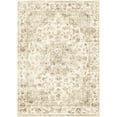 WIPONKEN 8x10 Area Rugs for Living Room Bedroom Dining Room Office Farmhouse, Machine Washable Non Slip Vintage Persia Rug Beige