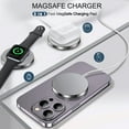 Wireless Charger - 3 in 1 Magnetic Fast Wireless Charging Pad Compatible with iPhone 16/15/14/13/12 & AirPods & iWatch(White),1 Pack