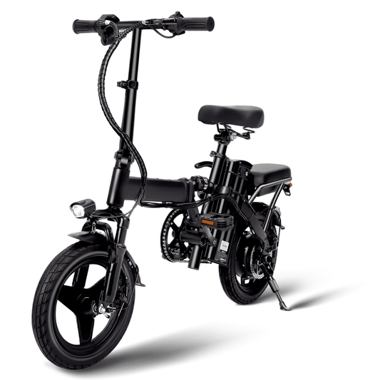 APYEAR 14" Folding Electric Bike 22 Miles, 350W Electric Bicycle for Adults, Suitable for Commuting, UL 2849