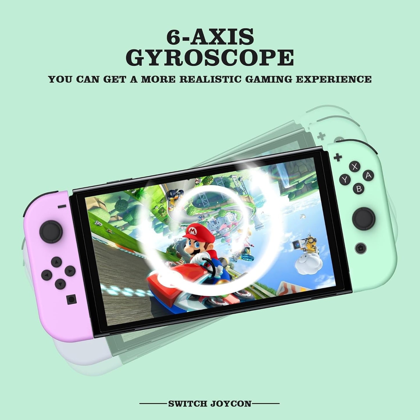 Switch Controller for Nintendo Switch, Switch Remote Control supports Dual Vibration/Motion Control/Screenshot/Wake-up