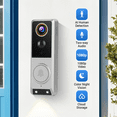 Wireless Wi-Fi Video Doorbell Camera with Two Way Audio, Smart Motion Detection, Night Vision and Cloud Storage, 2.4G Wi-Fi only