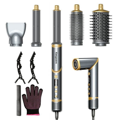 5 in 1 Hair Dryer Brush with Ionic Technology, 110000 RPM High Speed Negative Ionic Blow Dryer Brush Set for Straight, Wavy, Curly, and Coily Hair