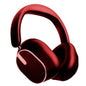-53dB Hybrid Active Noise Cancellation Bluetooth Headphones 5.4, Transparent Modes, 50H Playtime with LED Display, Deep Bass, Clear Call, Comfort Fit Over Ear Headphones for Travel Office PC Red