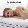Extra Thick Mattress Topper, California King Cooling Mattress Pad Cover for Back Pain Relief, Fits 8-21 Inch Deep Pocket, Soft Noiseless