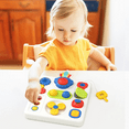 Busy Board for 1 Year Old, Toddler Toys Busy Board with Light & Music, Educational Toys for Learning Fine Motor Skills, Sensory Toy for Toddlers 1-3 Years Old