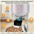 Automatic Cat Feeders with 304 Stainless Steel Bowl,4L Automatic Cat Food Dispenser with 1080P Camera,Tuya 2.4G&5G WIFI APP Remote Timed Feeding with Voice Call,Dual Power Supply