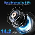 Wireless Earbuds, Bluetooth Headphones 5.3, Bass Boost 85%, 50Hrs Playtime Bluetooth Earbuds, Ear buds with 4 ENC Call Noise Cancelling Mics, Earbuds IPX7 Waterproof, USB-C Blue