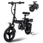 APYEAR 14" Folding Electric Bike 20 Miles, 500W Peak Electric Bicycle for Adults, Ebike Speed of 15MPH, Suitable for Commuting‌ UL 2849