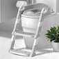AMBLER 2-in-1 Potty Training Seat with Step Stool Ladder | Anti-Slip | For Boys & Girls Toddlers