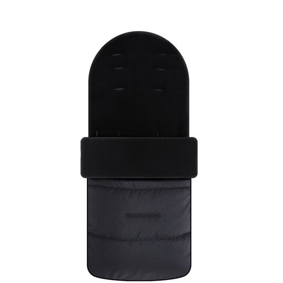 HioHa Universal Baby Stroller Footmuff, Winter Warm Pram Sack with 5-Point Harness Opening, Windproof & Water-Resistant, Machine Washable Cosy Liner for Newborn to Toddler, Fits Most Strollers (Blac)