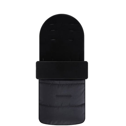 HioHa Universal Baby Stroller Footmuff, Winter Warm Pram Sack with 5-Point Harness Opening, Windproof & Water-Resistant, Machine Washable Cosy Liner for Newborn to Toddler, Fits Most Strollers (Blac)