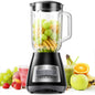 Classic Blenders for Kitchen, 700W Blender for Shakes and Smoothies, 52oz Glass Jar, 9 Functions with 5 Speeds for Crushing Ice, Puree, and Frozen Fruit