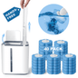 Disposable Toilet Bowl Brush and Holder Cleaning System with Cleanser-Infused Heads (40 Refills)