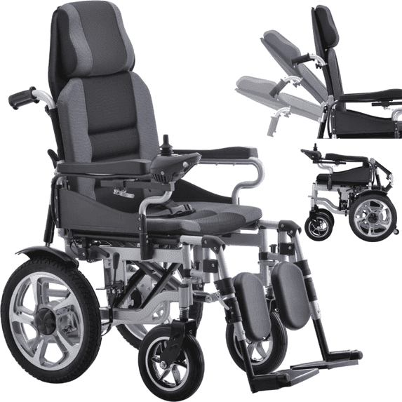 Lightweight Electric Wheelchair, Black
