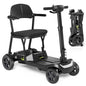 EAGLOG YL-985s Foldable Mobility Scooter for Seniors, 43Lbs Lightweight Aluminum Electric Wheelchair, 1 Lithium Battery, Black