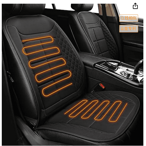 EVLIVE Car Seat Cushion Comfortable Seat Cover for Cars Trucks SUV Van, Full Back and Seat Cushion for Driver
