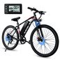 Electric Bike for Adults 500W Motor, 25 Mph Ebike, 26" Tire Electric Bicycles with Max 15° Uphill, 36V 12Ah Battery, 45 Miles PAS Range, E Bikes for Adults and Teens, E-Mountain Bike, UL 2849