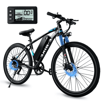 Electric Bike for Adults 750W Peak Motor, 25 Mph Ebike, 26" Tire Electric Bicycles with Max 15° Uphill, 36V 12Ah Battery, 45 Miles PAS Range, E Bikes for Adults and Teens,E-Mountain Bike, UL 2849