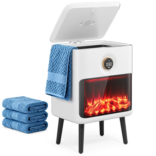 Fluey 23L Towel Warmer for Bathroom - Heated Towel Warmer Bucket, Auto Shut-Off, Child Lock, Timing Function, Fits Heating Towels, Bathrobes, Blankets, Luxury Home Decor, Best Gift Ideals