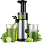 SHARDOR Compact Powerful Juicer – Easy-to-Clean Fruit and Vegetable Juicer, Low-Noise Juicer Machine, High Juice Yield, 600ml Juice Extractor, Includes Brush