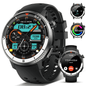 GPS Smart Watch(Answer/Make Call), Smartwatch for Men Women, 1.43"HD AMOLED Display, Fitness watch with 170+ Sport Modes, IP68 Waterproof/Pedometer/Sleep Monitor, Activity Tracker for Android iOS