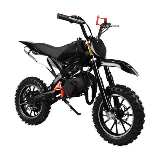 Gpower Gasoline 49cc Dirt Bike for Kids 6-15,2-Stroke Gas Power Mini Dirt Bike,1-Seater,Black