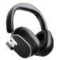 -53dB Hybrid Active Noise Cancellation Bluetooth Headphones 5.4, Transparent Modes, 50H Playtime with LED Display, Deep Bass, Clear Call, Comfort Fit Over Ear Headphones for Travel Office PC Black