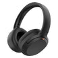 Active Noise Cancelling Headphones, -45dB Bluetooth Headphones 5.4, 50H Playtime Earbuds, Bass Boosted by 90%, Clear Call with 4 Mics, Comfort Fit Over Ear Headphones for Travel Home Office PC Black