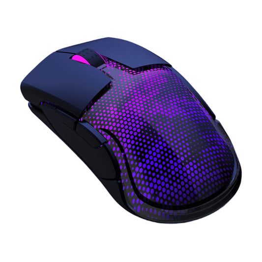 Rechargeable RGB Gaming Mouse with Snake-Skin Light, 24000 DPI, Wireless & Wired, 6 Programmable Keys, USB-C, 2.4GHz, Bluetooth 5.3, Long Battery Life, for PC/PS5/Mac