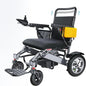 Fluey Foldable Electric Wheelchair for Adults & Seniors - 25 Mile Range, 4H Fast Charge, 500W Quiet Brushless Motors, 330 lb All-Terrain Power Wheelchair with Safety Brakes