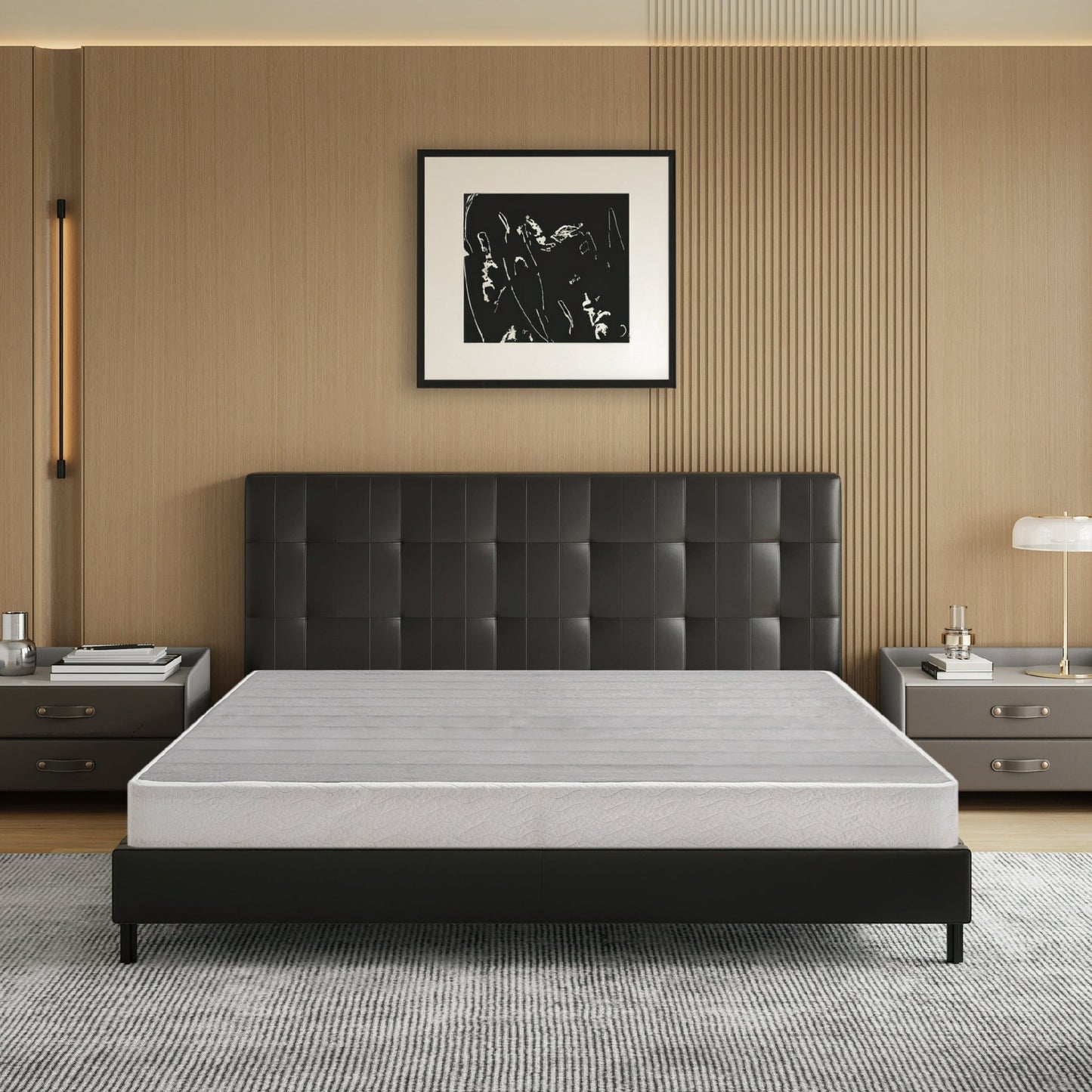 MLILY Ego 5 inch Full Size Metal Box Spring, Easy Assembly Mattress Foundation