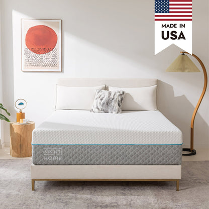 MLILY EGOHOME 14 inch Queen Mattress in a Box, Gel Memory Foam Mattress, Medium
