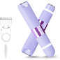 MTUYELI Shaver - Electric Trimmer for Women, 2-in-1 Waterproof Electric Dual Head Shaver (Purple)