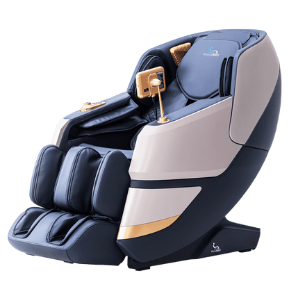 MassaMAX 4D Massage Chair, Electric Extendable Footrest, Zero Gravity, With Touch Screen, Quick Access Buttons