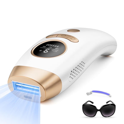 Morfone Laser Hair Removal for Women and Men ,3 in 1 IPL Hair Removal Device with 9 Energy Levels, 999,900 Flashes, 2 Modes, Hair Remover for Armpits Back Legs Arms Bikini Line