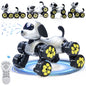 SaveJoy Robot Dog, Remote Control Smart Dogs with Infrared Gesture, Toy Puppy RC Pets Electric Toys for Boys Girls Toddlers Age 3+