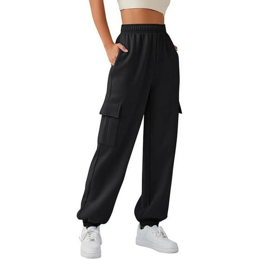 SOMER Womens Sweatpants Cargo Pants Joggers High Waisted Pants Jogging Running Casual Lounge Pants with Pockets