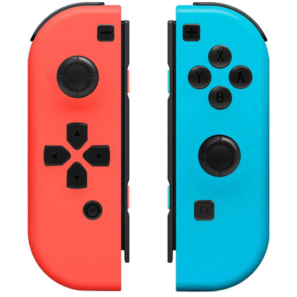 Switch Controller for N-Switch, Switch Remote Control Supports Dual Vibration/Motion Control/Screenshot/Wake-up, Red and Blue