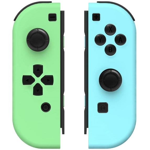 Switch Controller for Nintendo Switch, Switch Remote Control supports Dual Vibration/Motion Control/Screenshot/Wake-up (Blue & Yellow Green)
