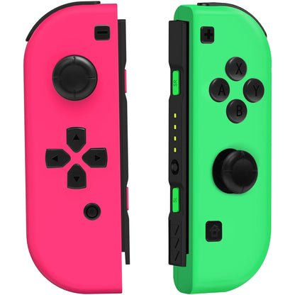 Switch Controller for Nintendo Switch, Switch Remote Control supports Dual Vibration/Motion Control/Screenshot/Wake-up (Pink and Green)