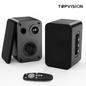 TOPVISION Bookshelf Speakers 50W*2, BT 5.4 Wireless Speaker with Woofer, 2.2ch Computer Speakers for Desktop PC with Optical/AUX/USB/Bluetooth
