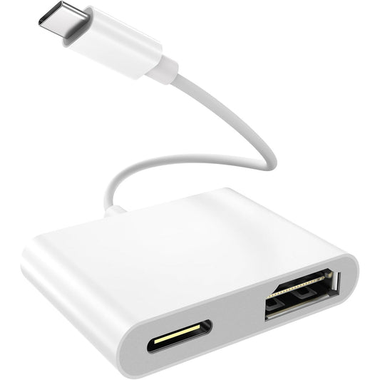 USB C to HDMI Adapter for iPhone 16 15 iPad to TV, Type C Digtial AV HDMI Adapter 4K@60Hz, HDMI Adapter for iPhone to TV for iPhone 15/16 MacBook Pro Air iPad Pro Samsung Galaxy S23/S22