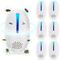 Ultrasonic Pest Repeler Indoor Mouse Repelent, Electric Pest Control Plug in Indoor for Mice, Roach, Mouse, Bugs, Mosquito, Spider, Ant, Rodent Repelent for House, 6 Packs