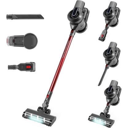 Vacuum Cleaners for Home, Cordless Vacuum Cleaner, 23Kpa Apartment Handheld Vacuum 40Mins, Household Cordless Stick Vacuum, Wireless Weeper for Pet Hair, Carpet & Hardwood Floor