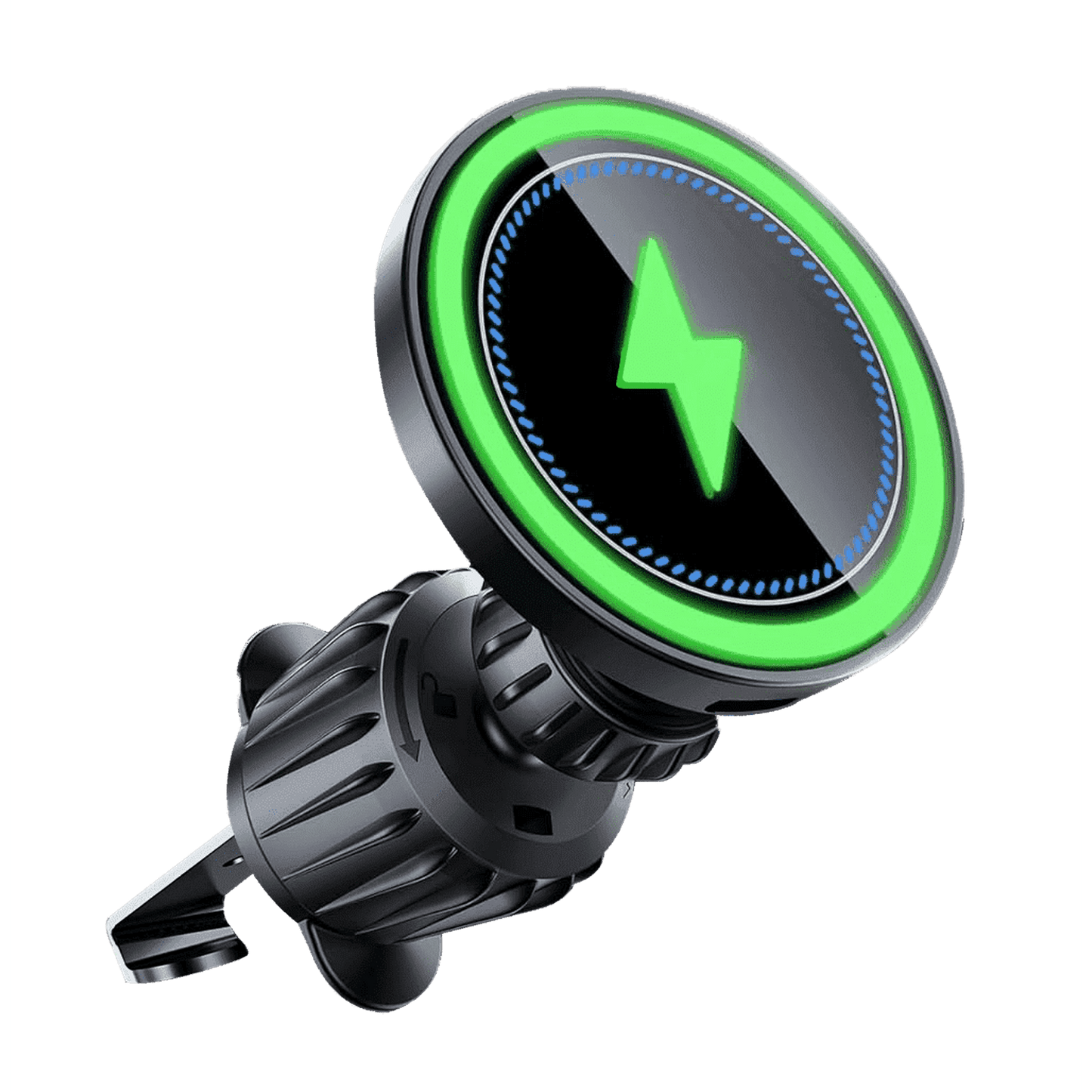 FAMOO Car Wireless Charger, Fast Charging Mobile Phone Car Bracket,The Charger Tightly Locks The Dashboard Air Outlet, Rotate 360 Degrees, Suitable for iphone16,15,14,Android