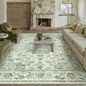 WIPONKEN 8x10 Area Rugs for Living Room Bedroom Dining Room Office Farmhouse, Machine Washable Non Slip Vintage Persia Rug Green