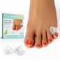 Welnove Gel Toe Separator, 12 Pack Pinky Toe Spacers, Aloe Vera Extract Infused Silicone Little Toe Spacers, Bunion Corrector, Bunion Cushions Pads for Preventing Rubbing & Relieve Pressure